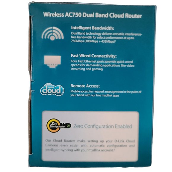 D-Link Wireless AC 750 Dual Band Cloud Router (DIR-810L) NIB! - Picture 7 of 7